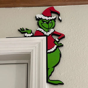 🐸Weihnachtliche kreative Grinch-Türeckenverzierungen🐸