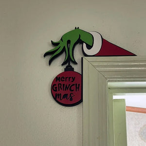 🐸Weihnachtliche kreative Grinch-Türeckenverzierungen🐸