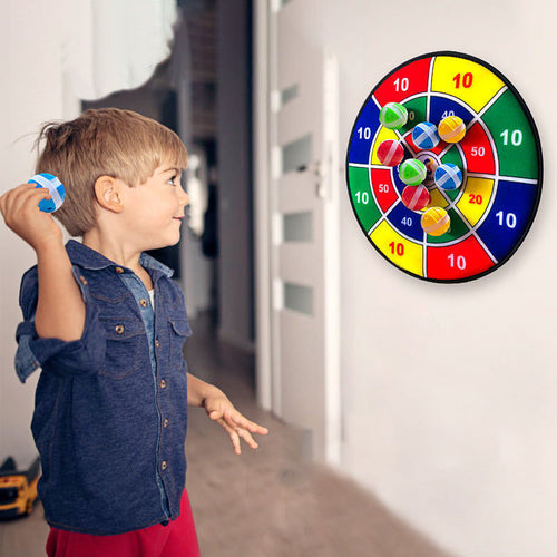 👨‍👩‍👧‍👦Sticky Ball Darts Spielset