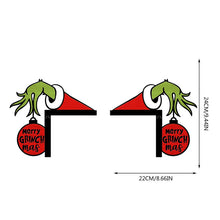 Laden Sie das Bild in den Galerie-Viewer, 🐸Weihnachtliche kreative Grinch-Türeckenverzierungen🐸