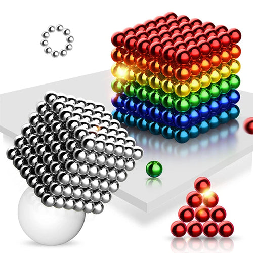 🌈Mehrfarbige DigitDots 216 Stück Magnetkugeln