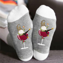 Laden Sie das Bild in den Galerie-Viewer, 🍷🧦Weinglas Unisex Crew Socken🧦