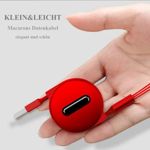 Bequee 3-1 Einziehbares Ladekabel für IOS, Micro und Type-c