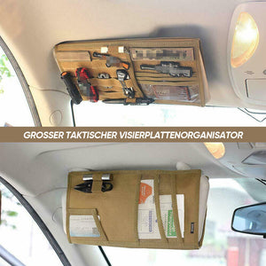 Taktischer Auto-Sonnenblende-Organisator